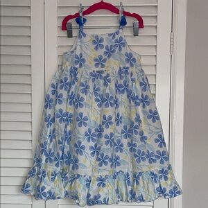 Tahari Kids Floral Dress in Blue,Yellow & white. Size 5